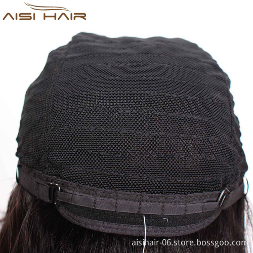 Aisi Hair Wholesales Top Quality Unprocessed Brazilian Human Hair Natural Long Straight Wigs For Black Women